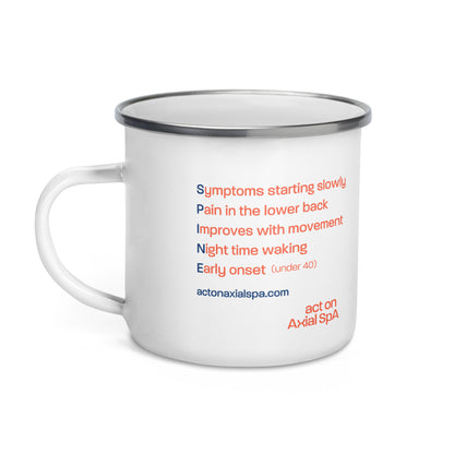 NASS Enamel Mug with SPINE acronym