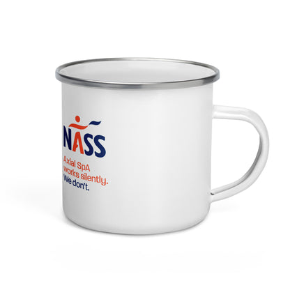 NASS Enamel Mug with SPINE acronym